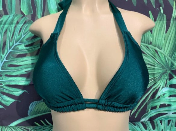 Lola Double String Bikini Top Aspen Green