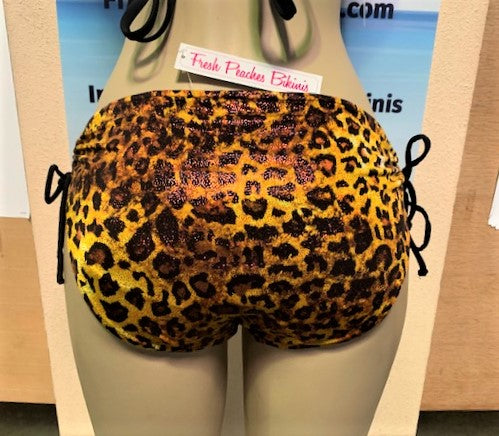 SALE Bermuda Bottoms Golden Leopard