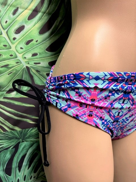 SALE Bermuda Bottoms Blue Aztec