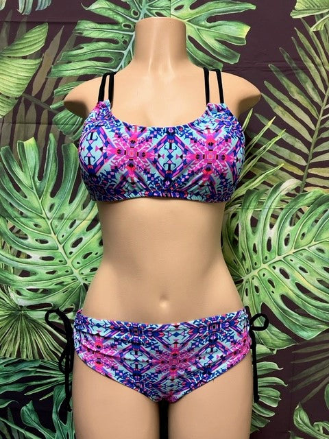 Bermuda Bottoms Blue Aztec