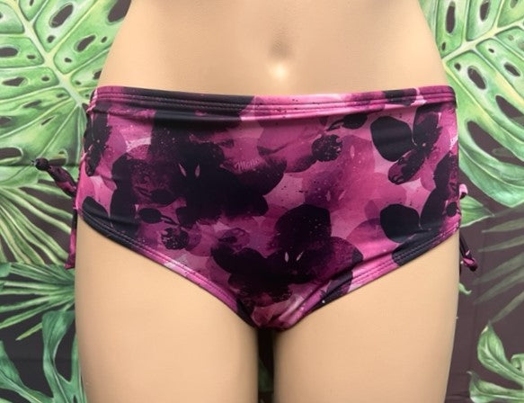 Bermuda Bottoms Plum Floral