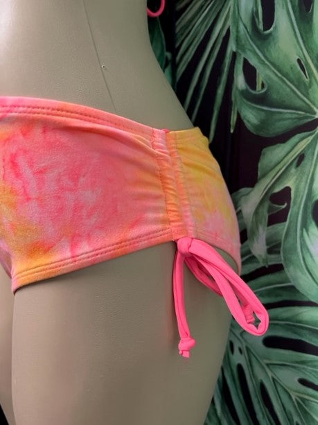 SALE Bermuda Bottoms Tequila Sunrise Tie Dye