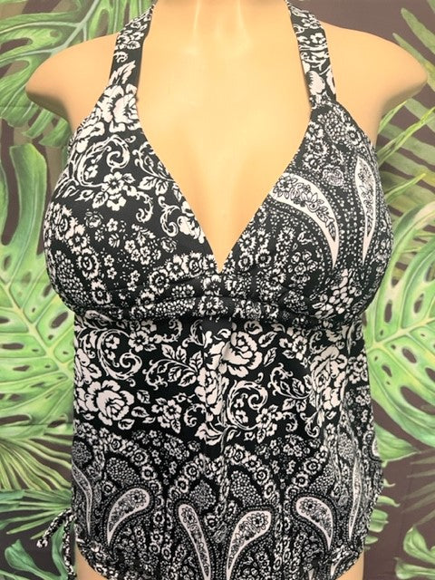 Bobbie Tankini Top Paisley