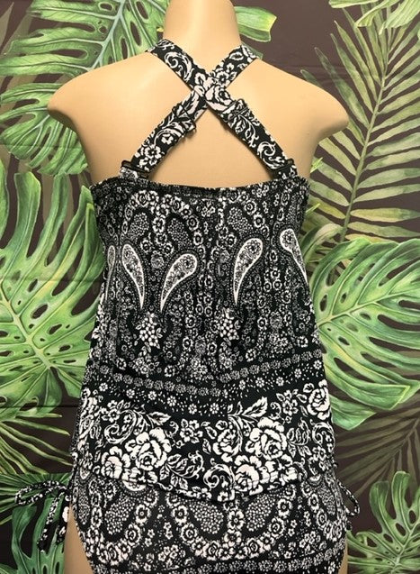 Bobbie Tankini Top Paisley