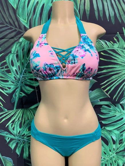 SALE Britney Halter Blush Tropical