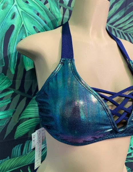 Britney Halter Mermaid Waters Navy