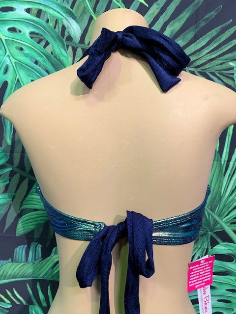 Britney Halter Mermaid Waters Navy