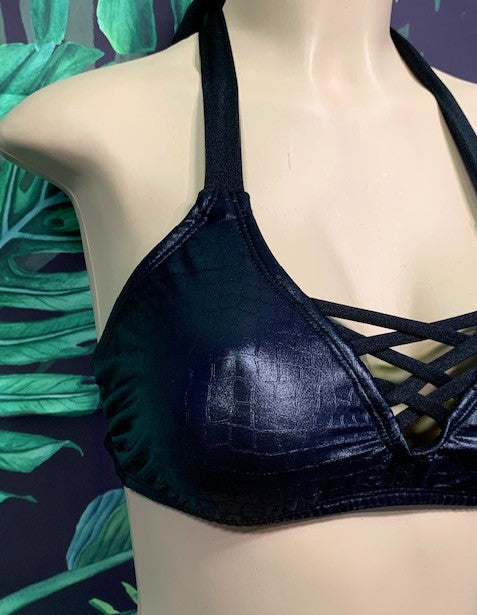 Britney Halter Black Cobra