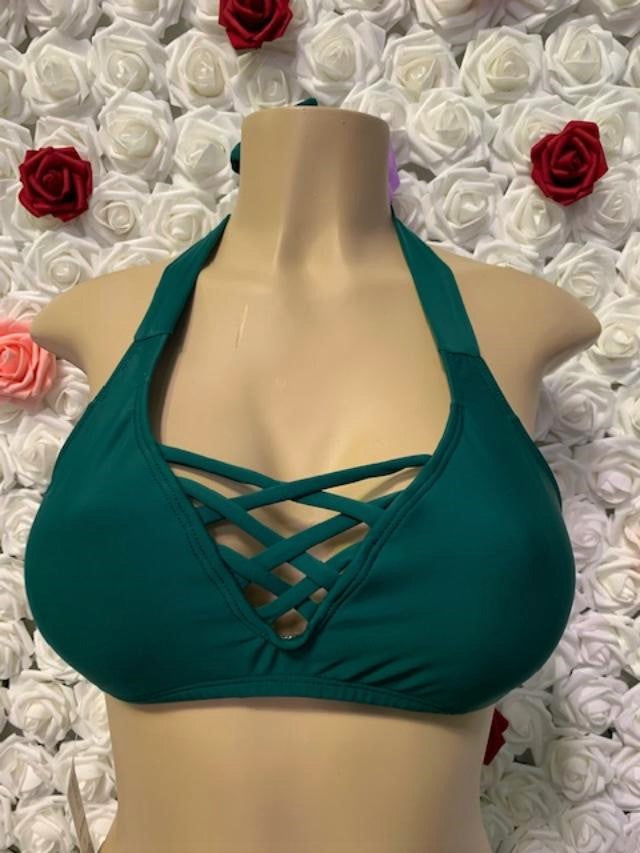 Britney Halter Emerald Green