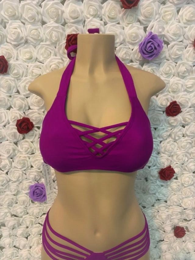 SALE Britney Halter Solid Magenta