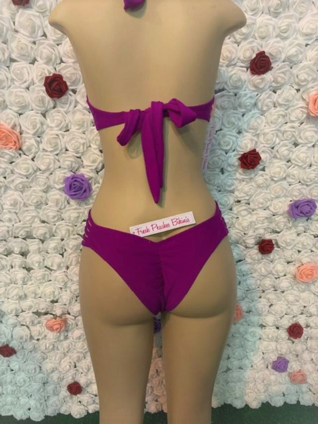Britney Halter Solid Magenta