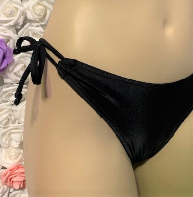 Cabo Tie Side Bottoms Goddess Black