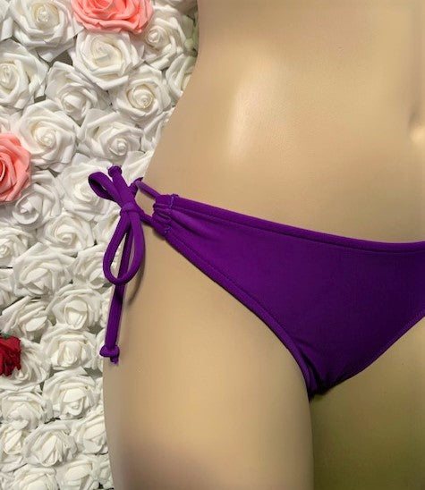 Cabo Tie Side Bottoms Amethyst Purple
