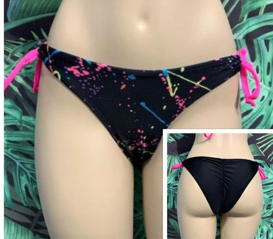 Cabo Tie Side Bottoms Rave Splash