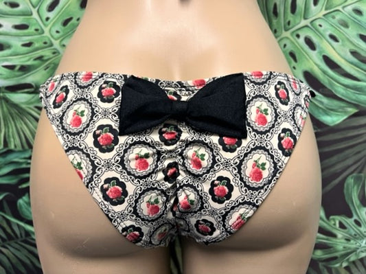 SALE Cabo Tie Side Bottoms Vintage Roses