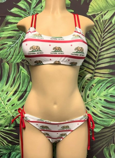 Maxi Halter California Flag