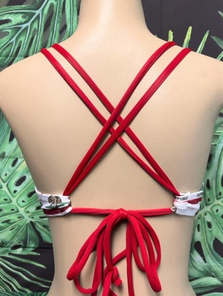 SALE Maxi Halter California Flag