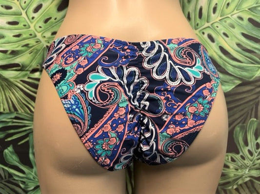 SALE Cali Bottoms Blue Paisley
