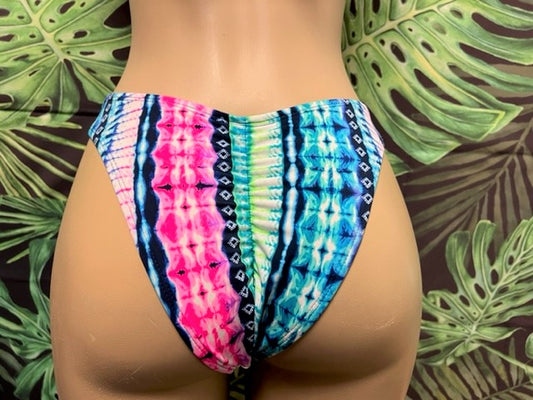 SALE Cali Bottoms Turquoise Pink Tie Dye
