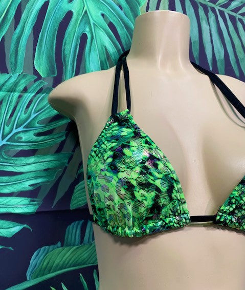 Layla Triangle Top Chaos Green