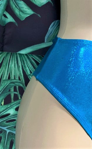 Cheeky Mama Bottoms Turquoise Sparkle