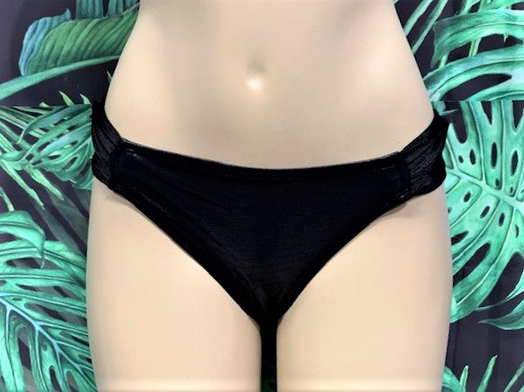 Paradise Bikini Bottoms Black Cobra