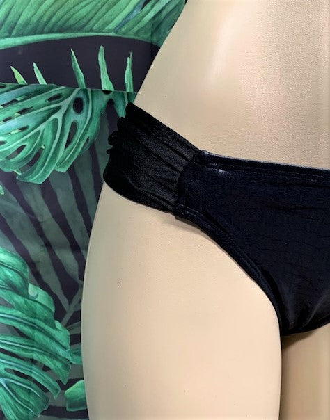 Paradise Bikini Bottoms Black Cobra