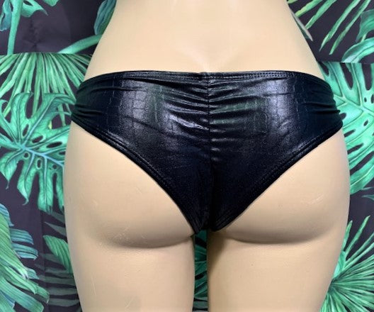 Tonga Bikini Bottoms Black Cobra