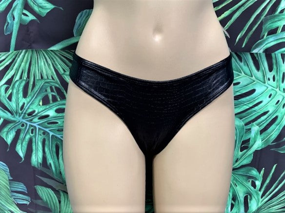 Tonga Bikini Bottoms Black Cobra