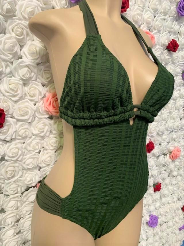 Farrah Monokini Olive Net