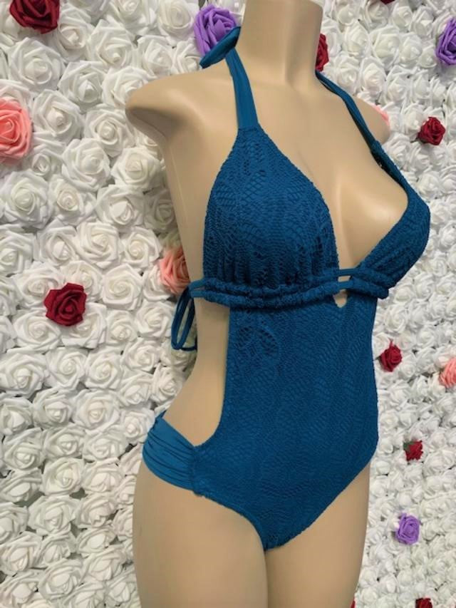 Farrah Monokini Dark Teal