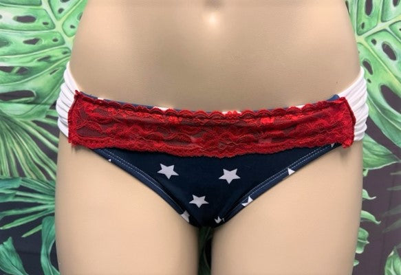 Paradise Bikini Bottoms USA Stars