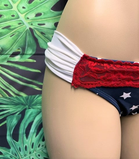 Paradise Bikini Bottoms USA Stars