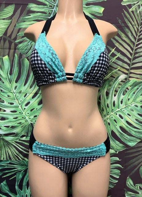 Paradise Bikini Bottoms Gingham