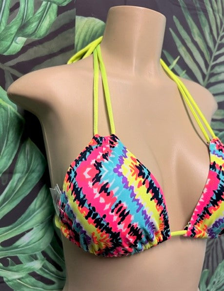 Layla Triangle Top Neon Fireworks