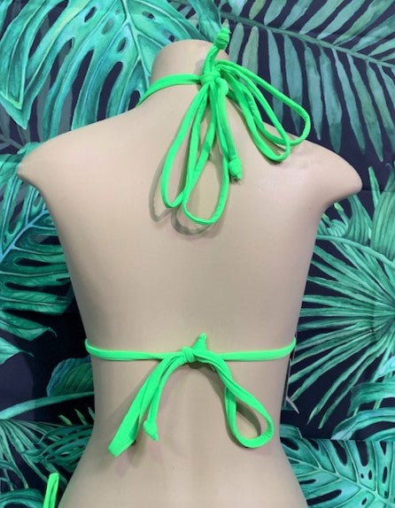 Layla Triangle Top Rave Green Glass