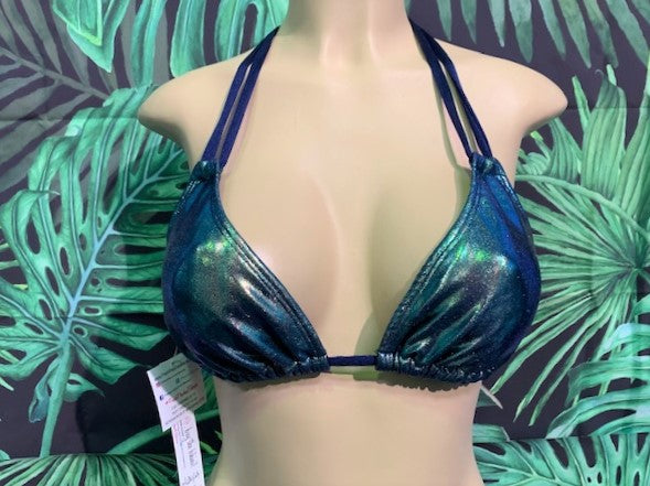 Layla Triangle Top Navy Mermaid Waters Navy