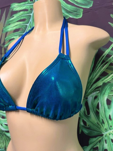 Layla Triangle Top Royal Mermaid Shimmer