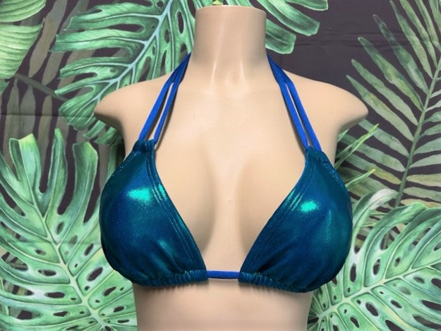 Layla Triangle Top Royal Mermaid Shimmer
