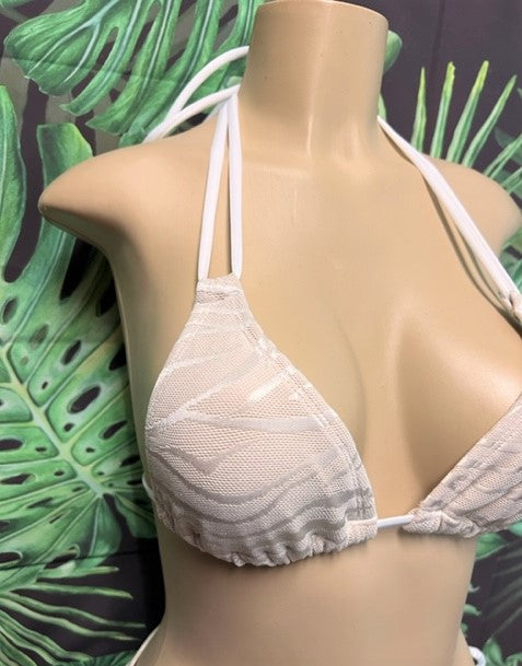 Layla Triangle Top Nakey White