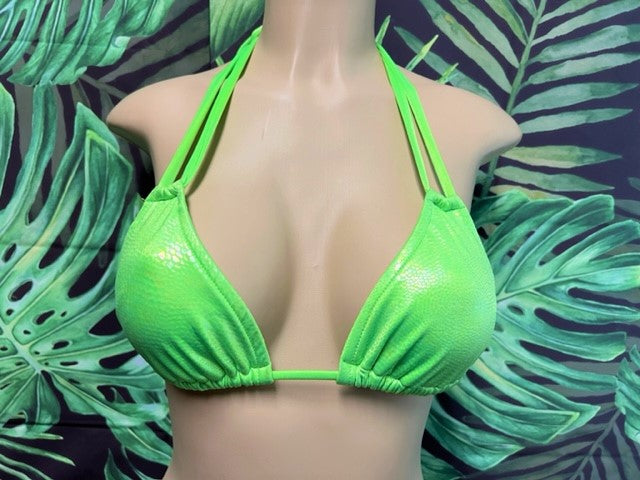 Layla Triangle Top Rave Green Fantasy
