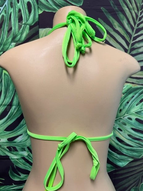 Layla Triangle Top Rave Green Fantasy