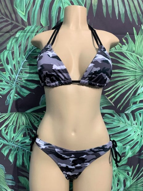 Cabo Tie Side Bottoms Snow Camouflage