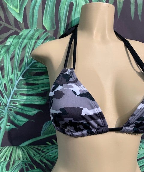 Layla Triangle Top Snow Camouflage