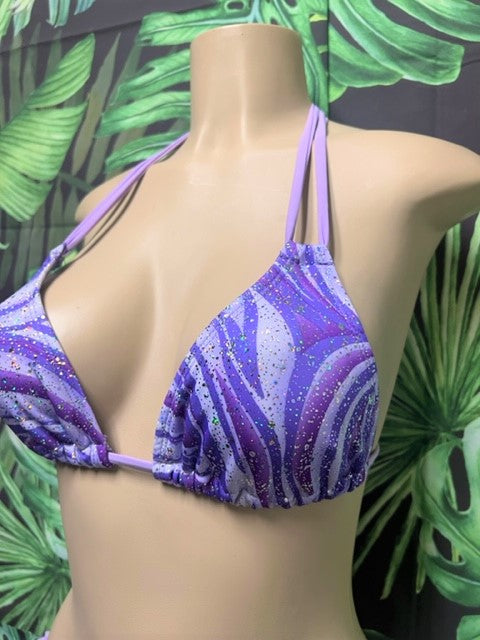 Layla Triangle Top Lavender Swirl