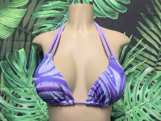 Layla Triangle Top Lavender Swirl