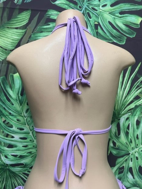 Layla Triangle Top Lavender Swirl