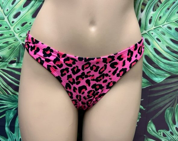 Cali Bottoms Hot Pink Safari Leopard