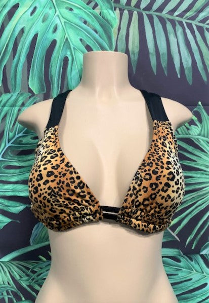 Lily Double String Top Brown Tiny Cheetah