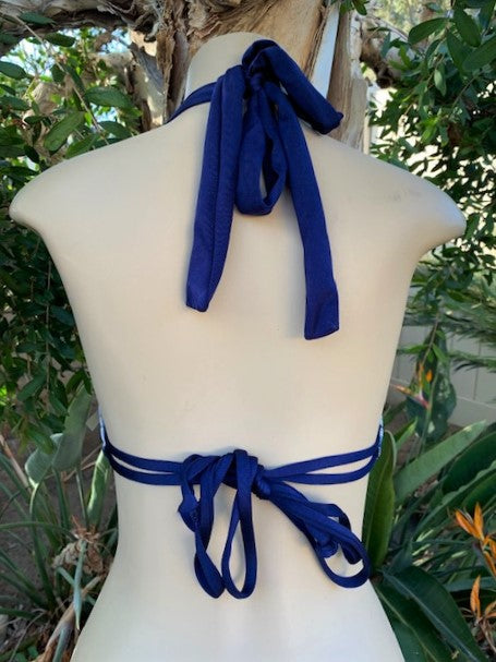 Lola Double String Bikini Top Mermaid Waters Navy